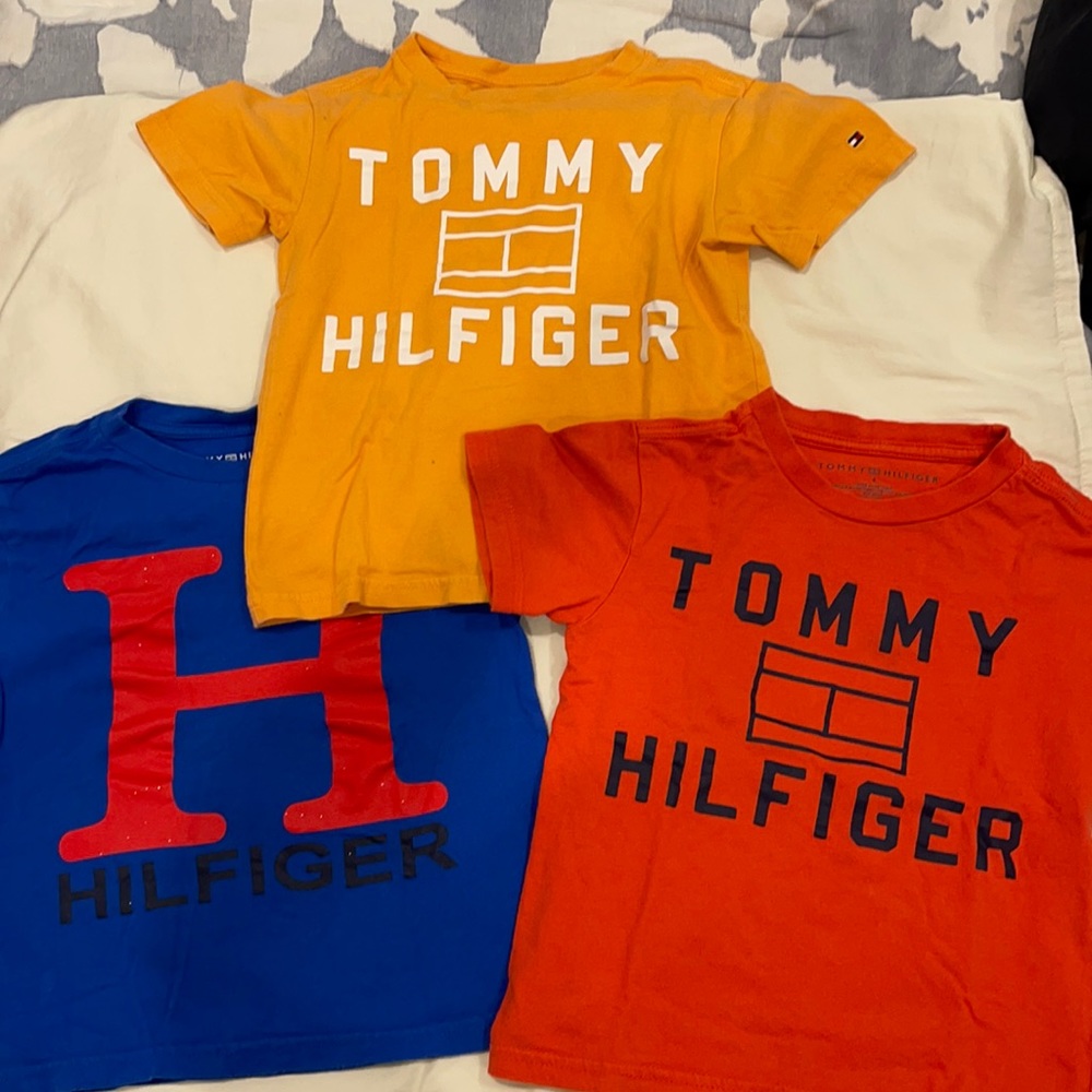 Tommy Hilfiger shirts size 4 boys t-shirts.